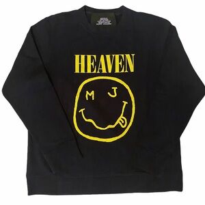 Marc Jacobs Black Redux Grunge Bootleg Sweatshirt